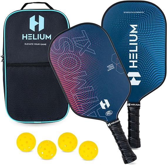 Helium Pro Carbon Fiber Pickleball Paddle Set of 2